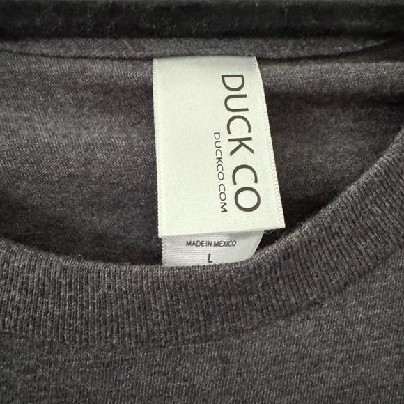 Duck Co 85 Miles Per Hour (MPH) Gray Short Sleeve T-Shirt Sz Large - Picture 3 of 3